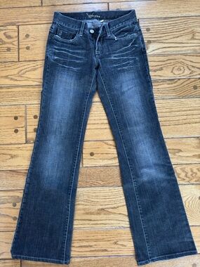 bebe Dark Wash Flare/Bootcut Jeans